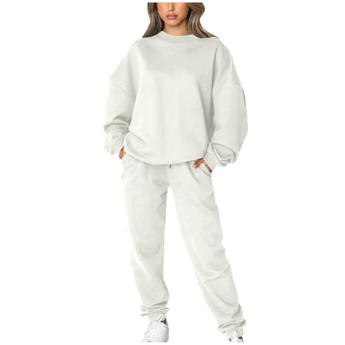 Kuscheliger Schlafanzug Damen, Flauschiger Schlafanzug Damen Kuscheliger Winter Kuschelig - Fleece Anzug Frottee Kuschelanzug Hausanzug Pyjama Warm Kuschelschlafanzüge Thermo Jumpsuit von Zilosconcy