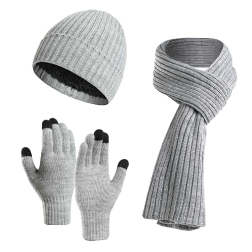 Mütze Mädchen 2 Jahre, Outlet Angebote Mütze, Schal & Handschuh-Sets Jungen Strick Beanie Strickmütze Mütze Set - Schlauchschal Herbst Handschuhe Wärmer Damen 3 In 1 von Zilosconcy