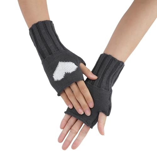 Outlet Angebote, Armstulpen Damen Ohne Finger Handstulpen - Pulswärmer Gestrickte Fingerlose Handschuhe Winter Kaschmir Strickhandschuhe Frauen Fäustlinge Halbe Fingerhandschuhe von Zilosconcy