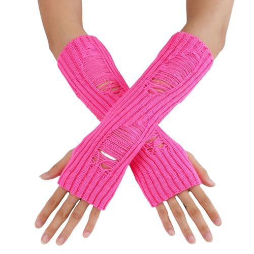 Outlet Angebote, Handstulpen Damen Ohne Finger Armstulpen - Pulswärmer Gestrickte Fingerlose Handschuhe Winter Kaschmir Strickhandschuhe Frauen Fäustlinge Halbe Fingerhandschuhe von Zilosconcy