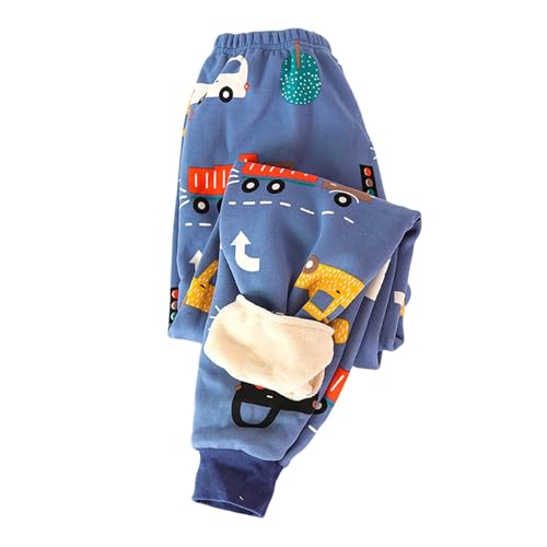 Outlet Angebote, Thermohose Mädchen Elastische Taille Gefütterte Jogginghose - Fleecehose Kuschel Hose Plüsch Cartoon Druck Winterhose Kinder Winter-Hosen von Zilosconcy