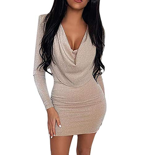 Pailettenkleider Für Damen, Paillettenkleid Damen Glitzer Glitzerkleid - Silvester Kleid Elegant Abendkleider Festliche Kurz Weihnachtskleid Frauen Cocktailkleid Schöne Hochzeitskleid Partykleider von Zilosconcy