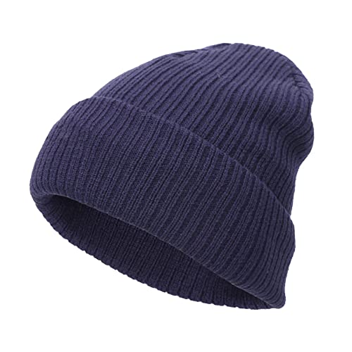 Pudelmütze Damen, Wintermütze Damen Slouch Strickmützen - Beanie Warme Wollmütze Grobstrick Haube Frauen Thermo Damenmützen von Zilosconcy