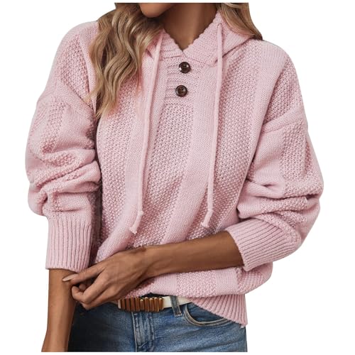 Pullover Damen, Feinstrickpullover Damen Cardigan Damen Grob Langarm Pullover - Sweatshirt Elegant Rollkragen Party Pulli Tops Lose Langarmshirt Casual Oberteile von Zilosconcy