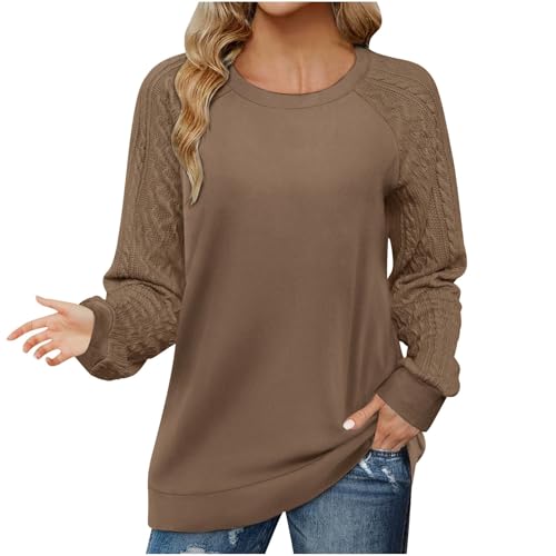 Pullover Damen Herbst, Warehouse Deal Cardigan Damen Mit Geknöpft Kurz Strickpullover - Sweatshirt Herbst Winter Mode Pulli Casual Grobstrickjacke Locker Langarmshirt von Zilosconcy