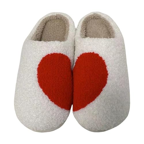 Puschen Damen, Filzpantoffeln Damen Flauschige Hausschuhe - Kuschelhausschuhe Gefütterte Winter Slippers Plüsch Indoor Home rutschfeste Kuschelig Weite Leicht Slipper Für Frauen von Zilosconcy