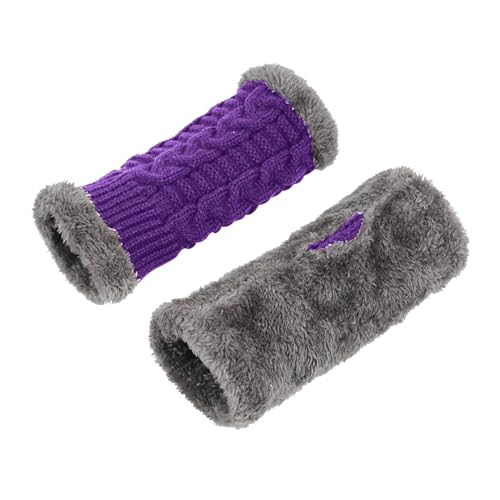 Retourenkauf, Armstulpen Damen Gestrickte Handstulpen - Fingerlose Handschuhe Ohne Finger Pulswärmer Winter Kaschmir Strickhandschuhe Frauen Fäustlinge Halbe Fingerhandschuhe von Zilosconcy