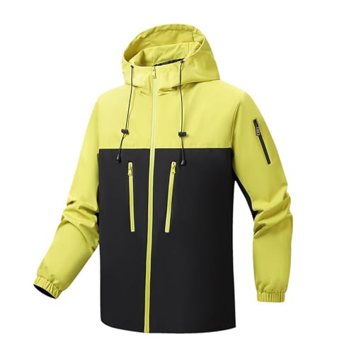 Retourenkauf, Skijacke Herren Winter Winterjacke - Wanderjacke Wasserdicht Snowboardjacke Gefütterte Softshelljacke Jacke Mit Abnehmbarer Kapuze Für Wandern Männer von Zilosconcy