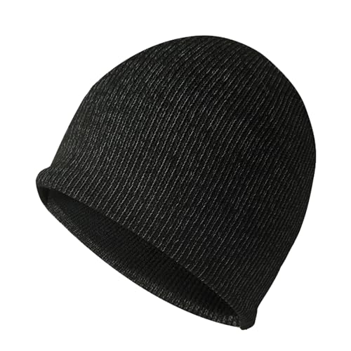 Retourenkauf, Strickmützen Für Damen Warme Wintermütze - Beanie Slouch Wollmütze Grobstrick Thermo Frauen Dicker Mütze von Zilosconcy