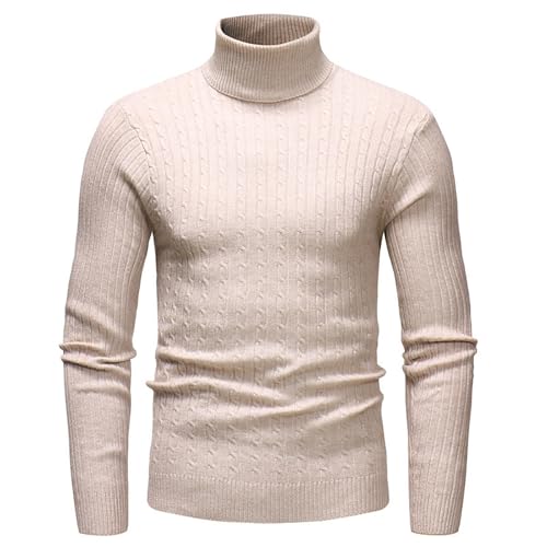 Sale Angebote, Rollkragenpullover Herren Basic Rollkragenshirt - Longsleeve Slim Fit Rollkragen Strick Turtleneck Baumwolle Unterzieh Rolli Elastisch Pulli Langarmshirt Für Männer von Zilosconcy