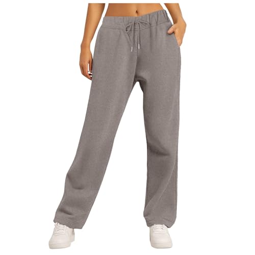 Schlupfhose Damen, Jogginghose Damen Baggy Sporthose - Trainingshose Bequeme Laufhosen Langgröße Mädchen Freizeithose Frauen Trainingsanzug Hosen Sweathose Mit Taschen von Zilosconcy