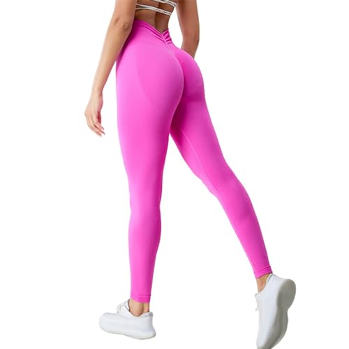 Shaping Leggings Damen, Sport Leggings Damen Lang Anti Cellulite Leggings - High Waist Kompressionsleggins Seamless Yogahose Frauen Blickdicht Push Up Sporthose Elastische Weich Shaping Leggings von Zilosconcy