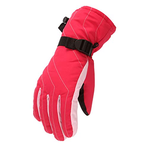 Ski Handschuh Herren, Winterhandschuhe Damen wasserdichte Skihandschuhe - Frostfit Thermo Handschuhe Winddicht Fahrradhandschuhe Winter Warme Snowboard Handschuhe von Zilosconcy