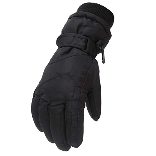 Skihandschuhe Damen, Skihandschuhe Damen wasserdichte Winterhandschuhe - Frostfit Thermo Handschuhe Winddicht Fahrradhandschuhe Langer Stulpe Warme Thermo Handschuhe von Zilosconcy