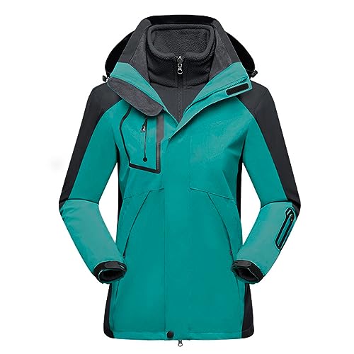 Snowboardjacke Herren, Skijacke Herren Winddichte Winterjacke - Wanderjacke Wasserdicht Snowboardjacke Outdoor Softshelljacke Jacke Mit Abnehmbarer Kapuze Für Wandern Männer von Zilosconcy