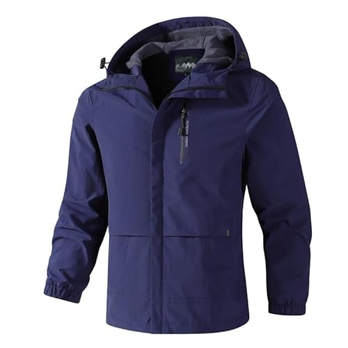 Snowboardjacke Herren, Skijacke Herren Winter Winterjacke - Wanderjacke Wasserdicht Snowboardjacke Gefütterte Übergangsjacke Fleece-Futter Ski Regenmantel Mit Kapuze Männer von Zilosconcy