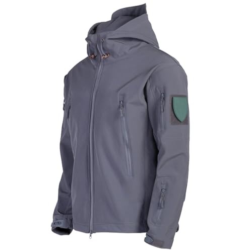 Snowboardjacke Herren, Skijacke Herren Winter Winterjacke - Wanderjacke Wasserdicht Snowboardjacke Winddichte Übergangsjacke Jacke Mit Abnehmbarer Kapuze Für Wandern Männer von Zilosconcy