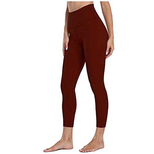 Sportleggings Damen Lang, Sport Leggings Damen Lang Anti Cellulite Leggings - High Waist Kompressionsleggins Seamless Yogahose Frauen Elastische Weich Sporthose Push Up Blickdicht Shaping Leggings von Zilosconcy