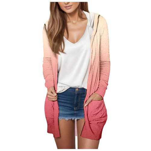 Trachtenjacke Damen, Cardigan Damen Leichte Strickjacken - Freizeitjacke Mit Knopf Strickjacke Gemütlich Damenstrickjacke Knopfleiste Pullover & Frauen Langarm Offene von Zilosconcy