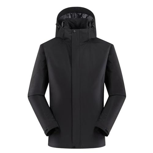 Winterjacke Herren, Skijacke Herren Winddichte Winterjacke - Snowboardjacke Wasserdicht Wanderjacke Outdoor Softshelljacke Fleece-Futter Ski Regenmantel Mit Kapuze Männer von Zilosconcy