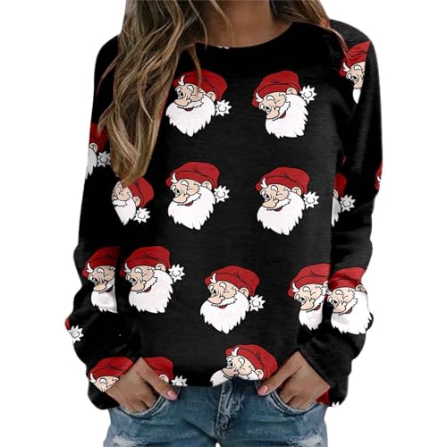 Zilosconcy Alpaka Pullover, Norweger Pullover Damen Mohair Weihnachtspulli - Alpaka Pullover Jacquard Sweater Norwegermuster Pulli Rundhals Langarm Strickpullover Casual Wollpulli Frauen von Zilosconcy