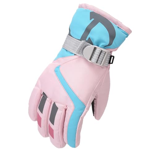 Zilosconcy Handschuhe Kinder Wasserdicht, Winterhandschuhe Kinder wasserdichte Skihandschuhe - Thermo Handschuhe Winddicht Schneehandschuhe Mädchen Langer Stulpe Dick Snowboard Handschuhe von Zilosconcy