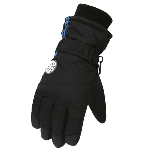 Zilosconcy Thermo Handschuhe Kinder, Skihandschuhe Kinder Winddicht Winterhandschuhe - Schneehandschuhe wasserdichte Thermo Handschuhe Mädchen Fleecefutter Langer Stulpe Kinderhandschuhe von Zilosconcy