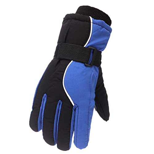 Zilosconcy Thermo Handschuhe Kinder, Winterhandschuhe Kinder wasserdichte Skihandschuhe - Thermo Handschuhe Winddicht Schneehandschuhe Mädchen Langer Stulpe Warme Snowboard Handschuhe von Zilosconcy