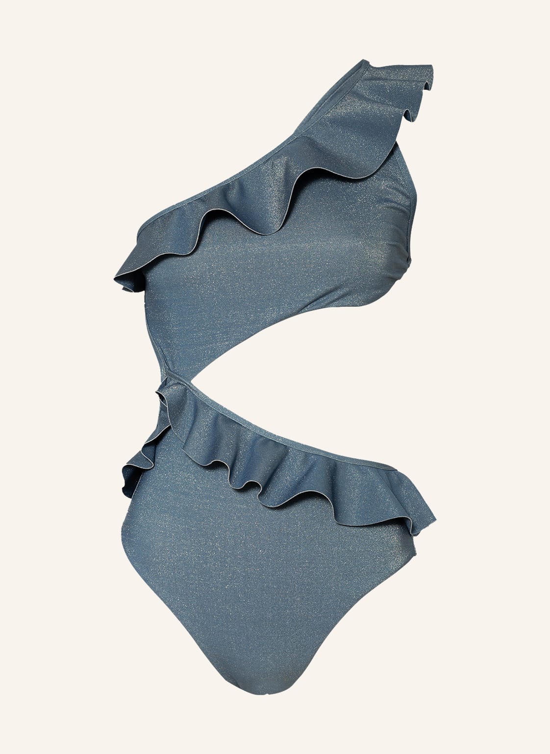 Zimmermann One-Shoulder-Badeanzug blau von Zimmermann