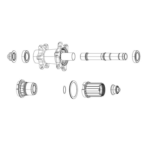 Zipp Endkappen hinten für ZM2 SL, 12x148 Microspline Zipp Endkappen hinten für ZM2 SL, 12x148 Microspline von Zipp