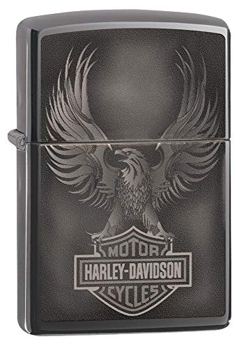 Zippo Black Ice Harley Davidson Taschenfeuerzeug von Zippo