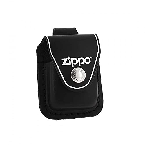 Zippo-Feuerzeug Schwarze Ledertasche von 859.005 von Zippo