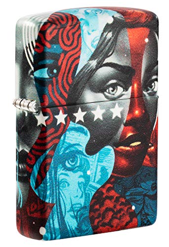 Zippo Tristan Eaton Artist 540 Color Taschenfeuerzeug, Blau, Einheitsgröße von Zippo