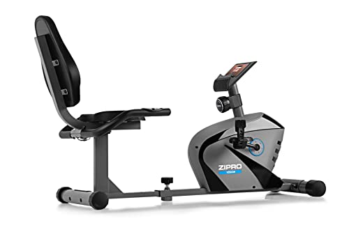 Zipro Heimtrainer Fahrrad Vision, Ergometer Fitnessbikes, Magnetisches Fahrradtrainer, Ergometer Fahrrad bis 120kg, Indoor Bike, Trainingsfahrrad für zuhause, Fahrradergometer Batteriebetrieben von Zipro