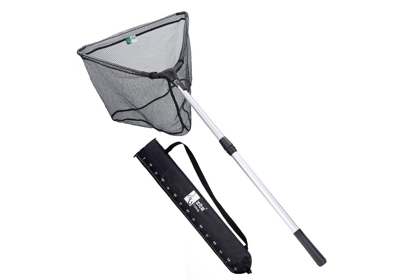 Zite Angelkescher Gummiert & Teleskopisch 160cm mit Maßband Tasche Zite Angelkescher Gummiert & Teleskopisch 160cm mit Maßband Tasche von Zite