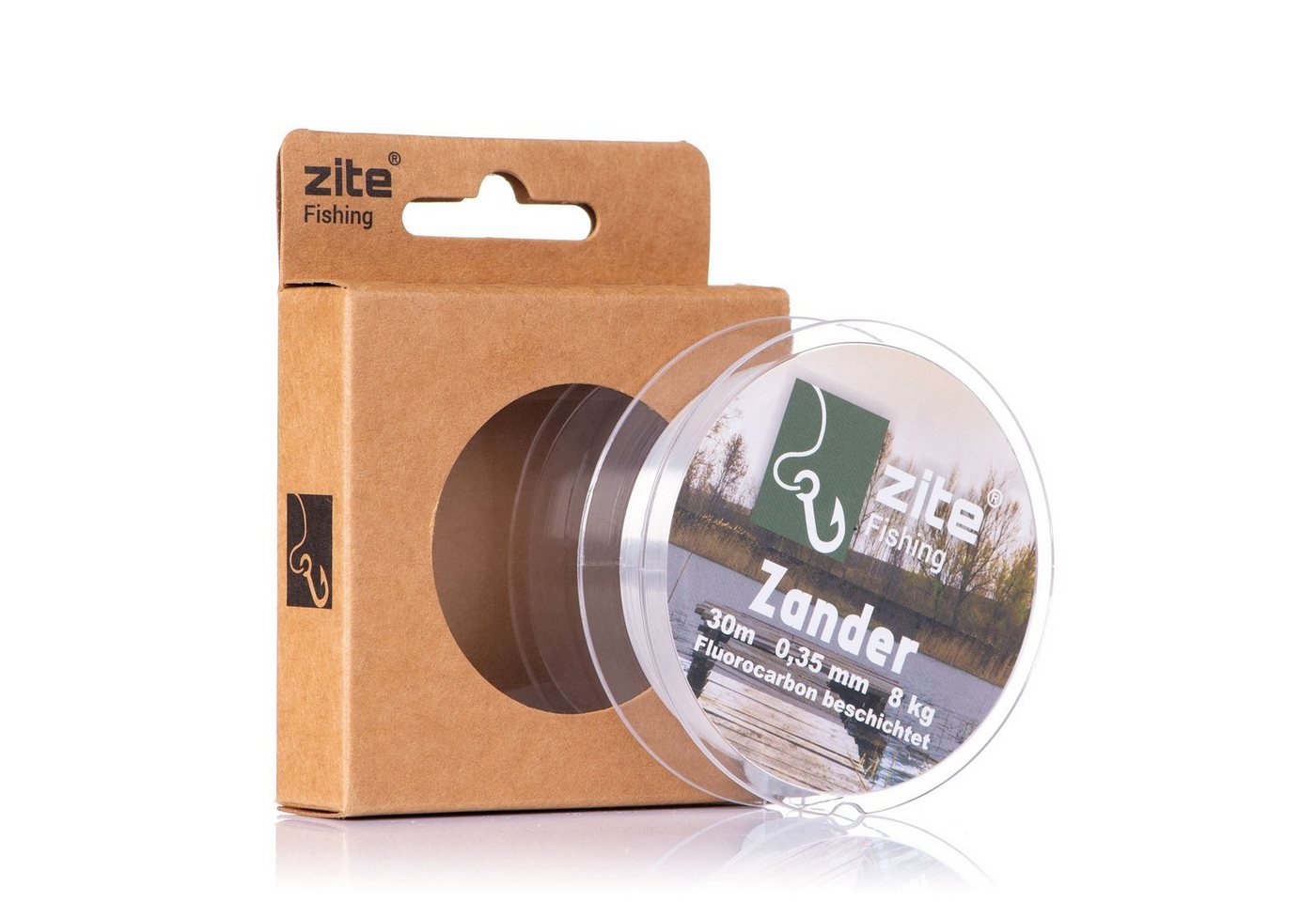 Zite Angelschnur Fluorocarbon Vorfachschnur 0,35mm, 30m - Monofile Zanderschnur Zite Angelschnur Fluorocarbon Vorfachschnur 0,35mm, 30m - Monofile Zanderschnur von Zite