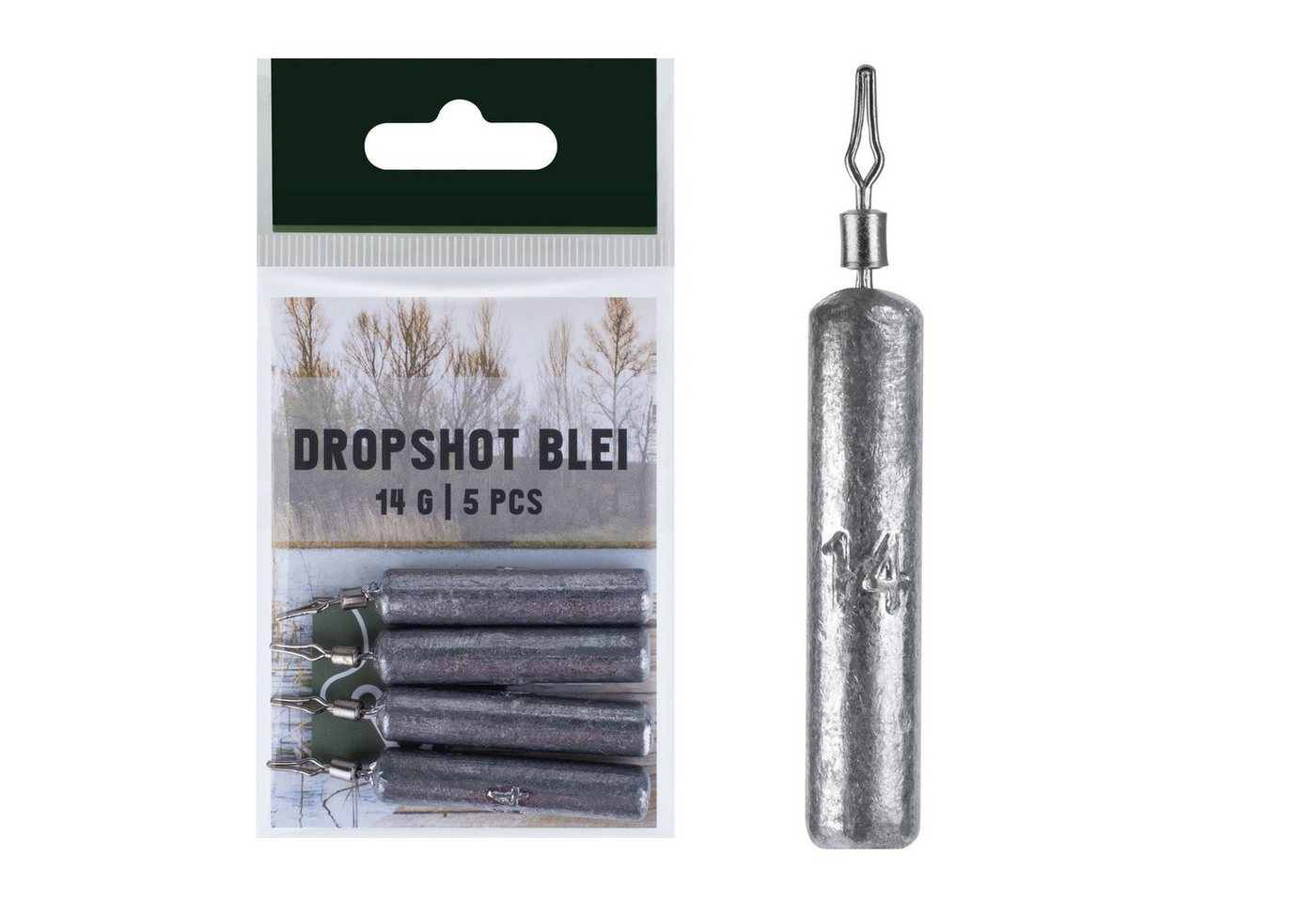 Zite Drop-Shot-Blei 5 Stück Stabblei 7g - Angelblei für Finesse Angeln - Grundblei Zite Drop-Shot-Blei 5 Stück Stabblei 7g - Angelblei für Finesse Angeln - Grundblei von Zite