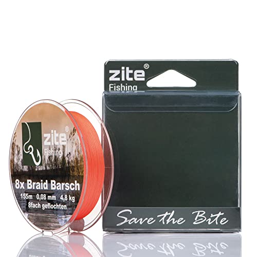 Zite Fishing 8X geflochtene Schnur Barsch 155 m 0,08 mm 4,8 kg von Zite