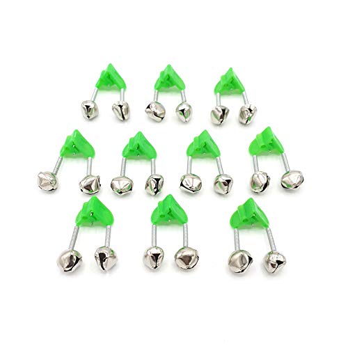 Zite Fishing Aal-Glocke Klemm-Glocke Nacht-Angeln - 10 Stück Set Bissanzeiger mit Knicklicht-Halter - Auch für Wels Zite Fishing Aal-Glocke Klemm-Glocke Nacht-Angeln - 10 Stück Set Bissanzeiger mit Knicklicht-Halter - Auch für Wels von Zite