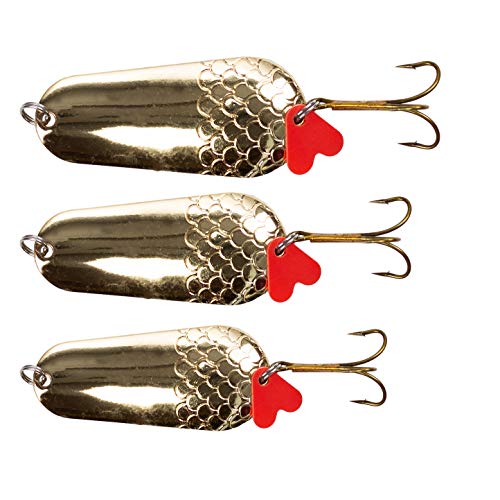 Zite Fishing Blinker-Set Angeln - 3 Kunstköder Hecht Zander Barsch Spinnfischen - Gold 16-34g Zite Fishing Blinker-Set Angeln - 3 Kunstköder Hecht Zander Barsch Spinnfischen - Gold 16-34g von Zite