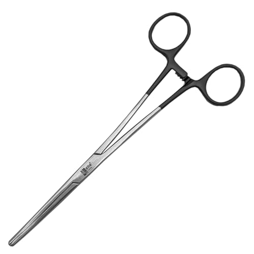 Zite Fishing Hakenlöser Zange 20cm | Gebogene Lösezange aus rostfreiem Stahl mit schwarzem Griff-Coating | Anglerzange für Raubfisch- & Friedfischangeln, Fliegenfischen & Universaleinsatz Zite Fishing Hakenlöser Zange 20cm | Gebogene Lösezange aus rostfreiem Stahl mit schwarzem Griff-Coating | Anglerzange für Raubfisch- & Friedfischangeln, Fliegenfischen & Universaleinsatz von Zite