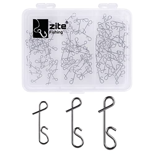 Zite Fishing Knotenlos-Verbinder Set Angeln | 90 Stück No-Knot-Connector in Box | Größen S,M,L | Schnurverbinder als Angelzubehör Zite Fishing Knotenlos-Verbinder Set Angeln | 90 Stück No-Knot-Connector in Box | Größen S,M,L | Schnurverbinder als Angelzubehör von Zite