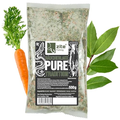Zite Fishing Räucherlake Pure Tradition 500 g - Räucherlauge für Fische - Natürliche Gewürzmischung zum Räuchern Zite Fishing Räucherlake Pure Tradition 500 g - Räucherlauge für Fische - Natürliche Gewürzmischung zum Räuchern von Zite