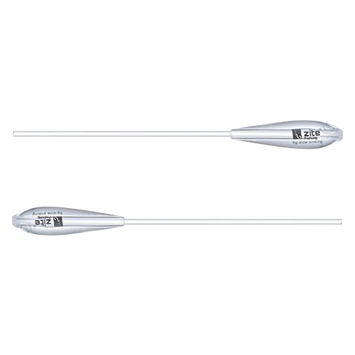 Zite Fishing Sbirolino Posen 2er-Set | 5g Spirolinos Forellen-Angeln Langsam Sinkend | Schwimmer für Forellenköder wie Forellenteig und Trout Spoons Zite Fishing Sbirolino Posen 2er-Set | 5g Spirolinos Forellen-Angeln Langsam Sinkend | Schwimmer für Forellenköder wie Forellenteig und Trout Spoons von Zite