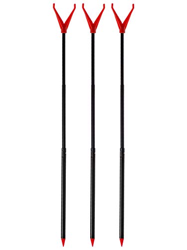 Zite Fishing Teleskop-Rutenhalter Set 30-75cm - 3 STK Rutenständer Angelruten-Halter - V-Rutenauflagen Schnurlauf-Kerbe Zite Fishing Teleskop-Rutenhalter Set 30-75cm - 3 STK Rutenständer Angelruten-Halter - V-Rutenauflagen Schnurlauf-Kerbe von Zite