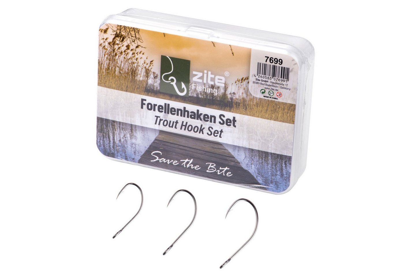 Zite Forellenhaken Set Einzelhaken in Gr. 4, 6 und 8 für Spoons & Wobbler Zite Forellenhaken Set Einzelhaken in Gr. 4, 6 und 8 für Spoons & Wobbler von Zite