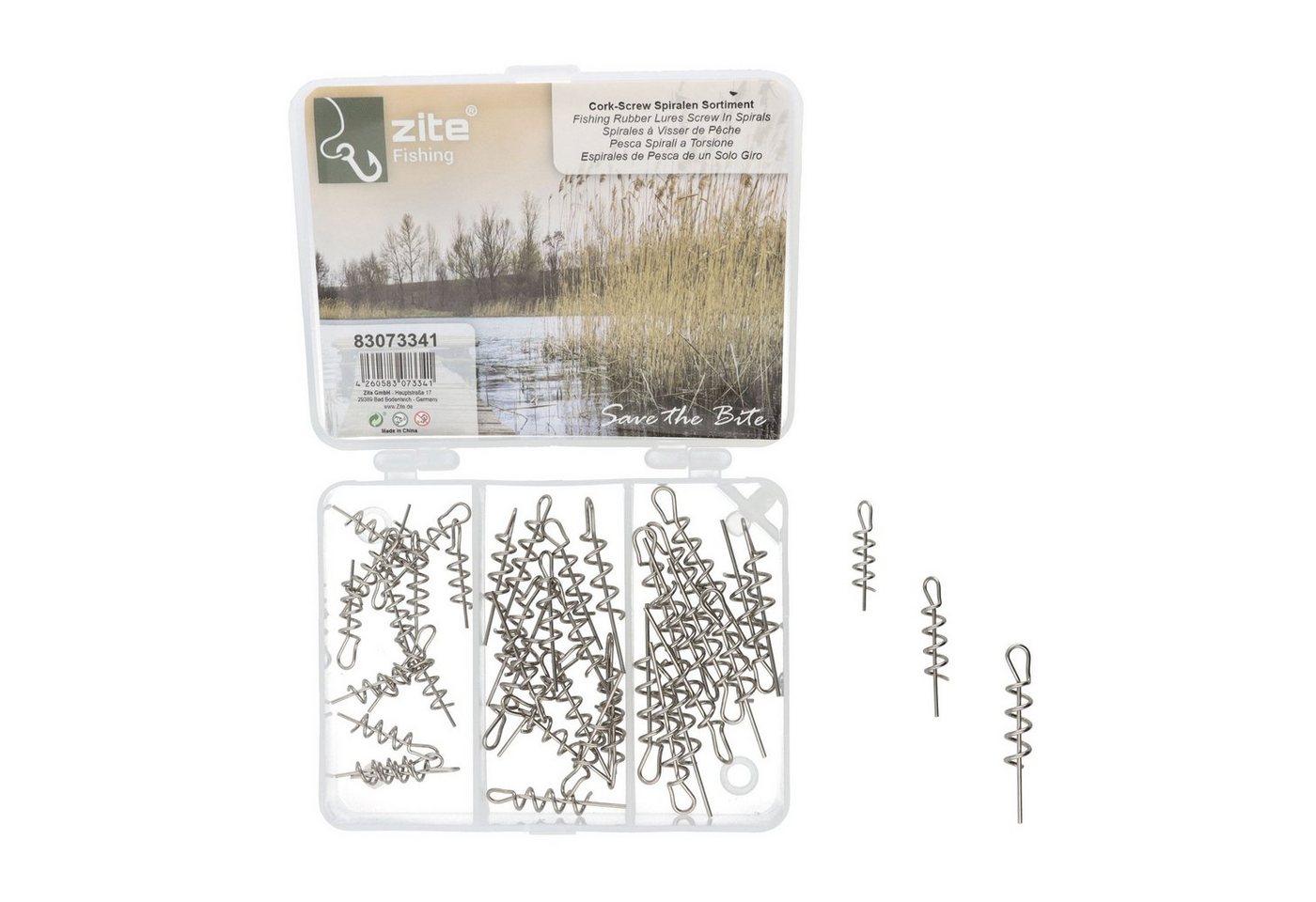 Zite Kunstköder Cork-Screw Spiralen Set für Angler Zite Kunstköder Cork-Screw Spiralen Set für Angler von Zite