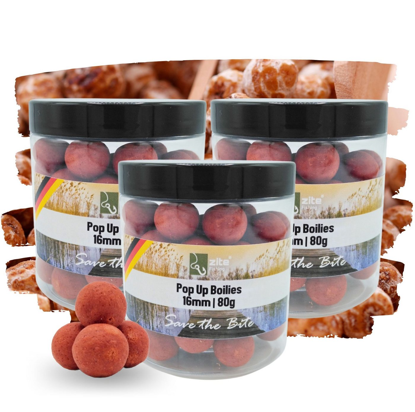Zite Kunstköder Pop Up Boilies 16 mm Set Amino Karpfenköder Hochfängige Aromen Zite Kunstköder Pop Up Boilies 16 mm Set Amino Karpfenköder Hochfängige Aromen von Zite