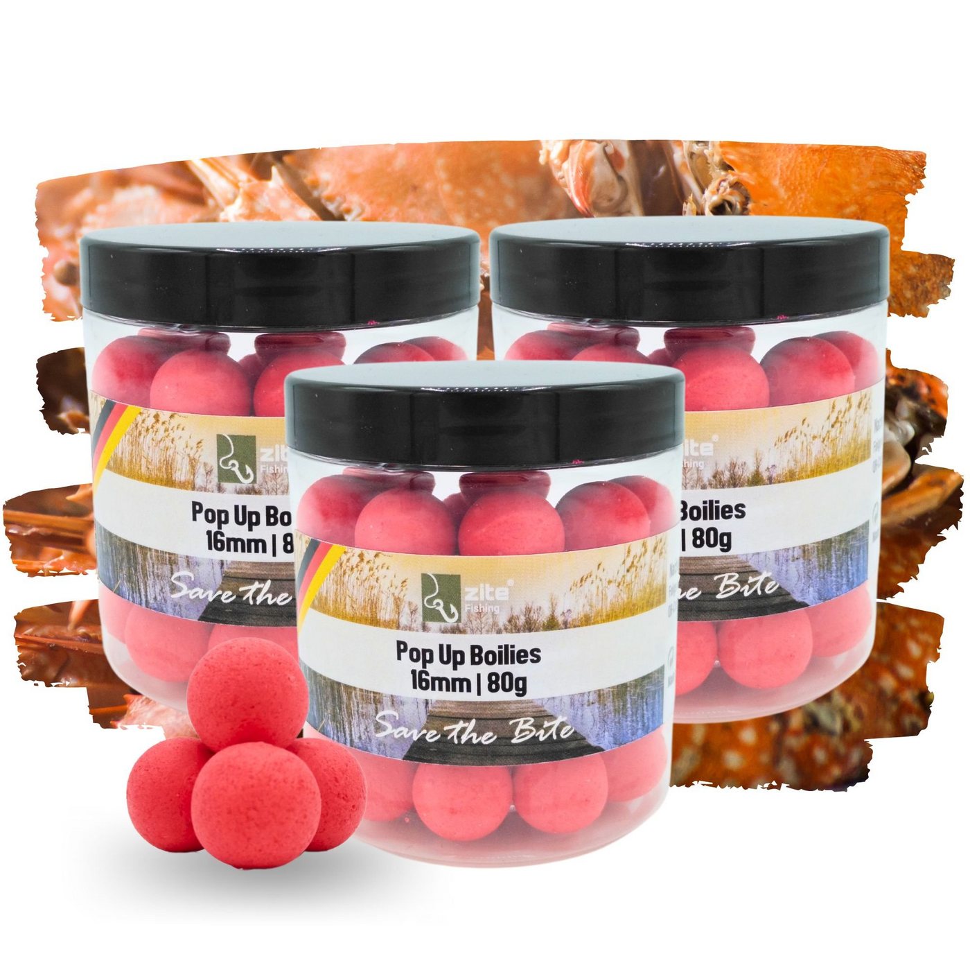 Zite Kunstköder Pop Up Boilies 16 mm Set Amino Karpfenköder Hochfängige Aromen Zite Kunstköder Pop Up Boilies 16 mm Set Amino Karpfenköder Hochfängige Aromen von Zite