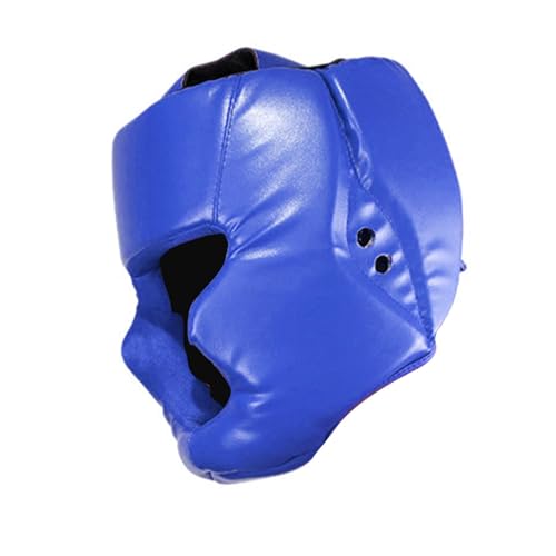 Box-Kopfschutz – PU-Leder-Kopfschutz für Boxen, MMA | Helmschutz für MMA, stoßdämpfende Box-Kopfbedeckung für Erwachsene, und Mädchen, Verstellbarer, gepolsterter Kara-Kopfschutz, Kopfschutz von Ziurmut